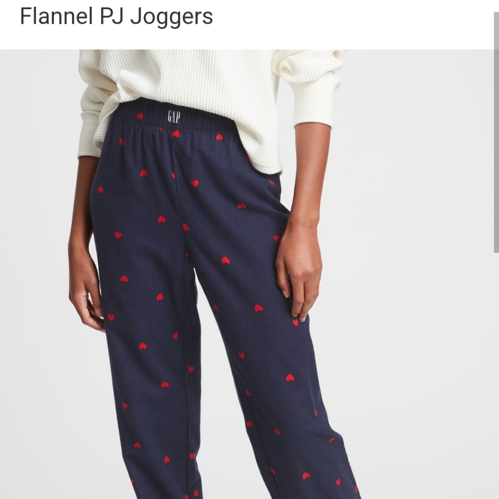 Final Price Nwt Gap Brand Flannel Joggers